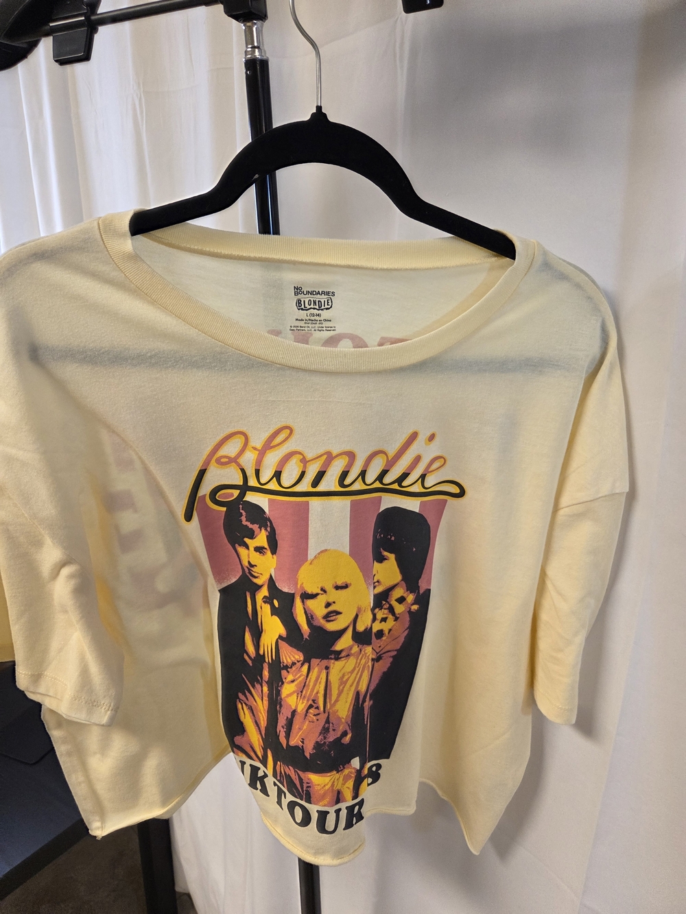 Graphic Tee - Cream Vintage Band Top